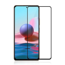 Стекло защитное для POCO M4 Pro 5G, черная рамка