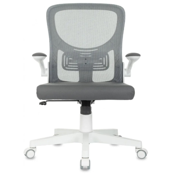 Кресло Бюрократ Aster N-W темно-серый TW-04 Neo Grey (сетка/ткань,120 кг, крестовина пластик, колесики пластик)