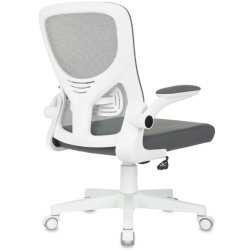 Кресло Бюрократ Aster N-W темно-серый TW-04 Neo Grey (сетка/ткань,120 кг, крестовина пластик, колесики пластик)